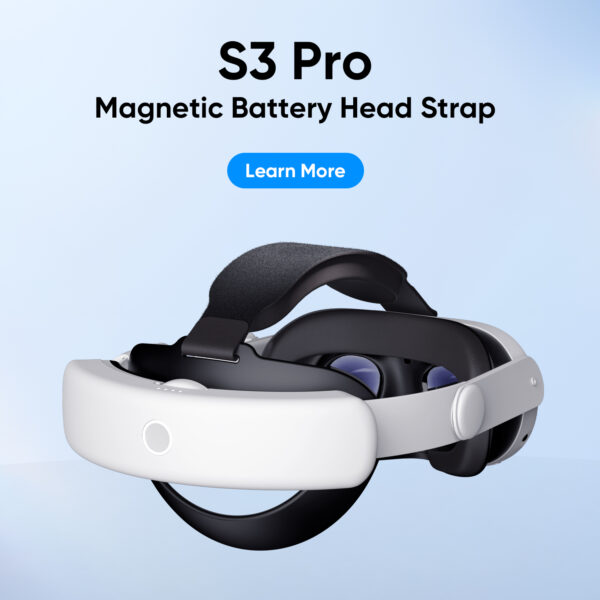 S3 Pro Magnetic Battery Head Strap